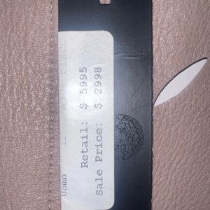 Versace leather new size 54 light brown real